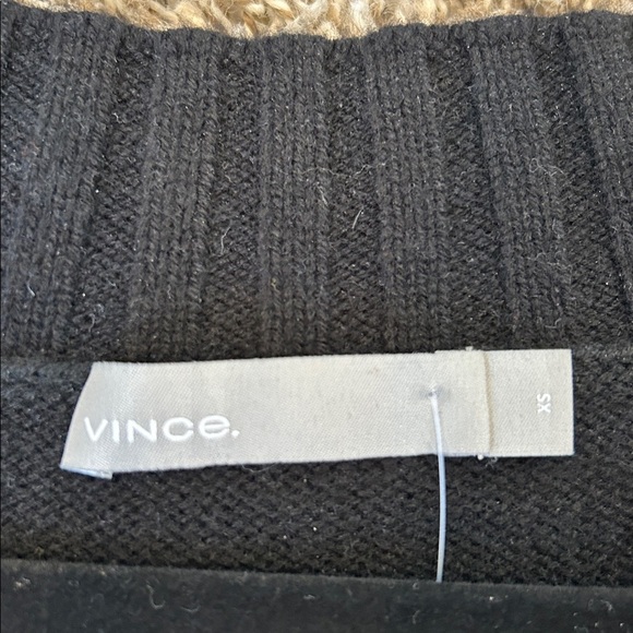 Vince Ribbed Collar Boatneck Sweater Dress - Picture 3 of 9